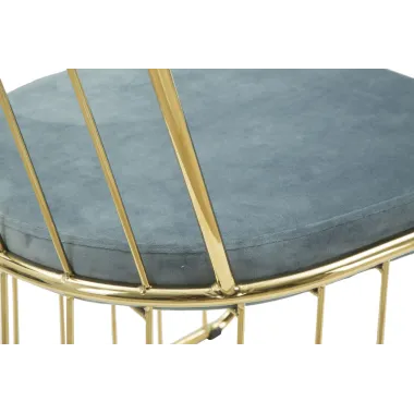 Krzesło CAGE Celeste 47 56 82 cm Zestaw 2 szt. (Wysokość siedziska 45 cm)
